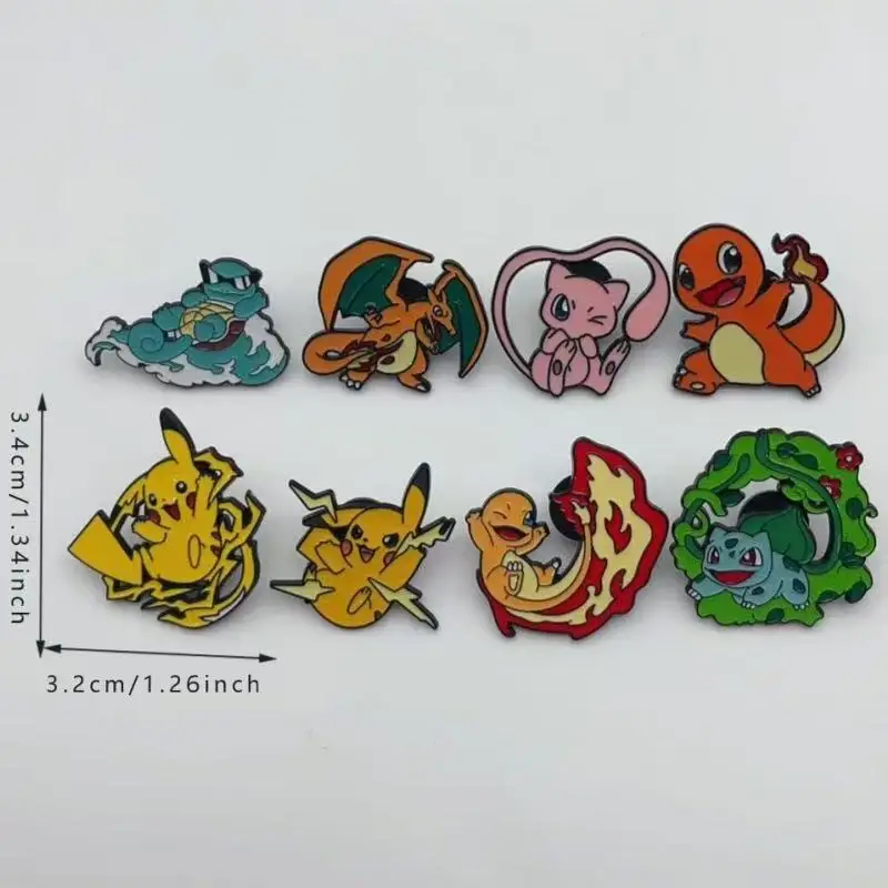8pcs alloy drip oil cartoon baby peripheral brooch badge, the best choice for gifts view 6