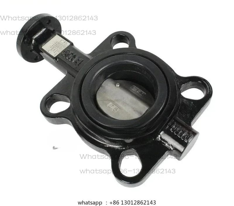 D665N 2‑Way Wafer Butterfly Valve DN65, Water Control Valve Body for Electric Actuator