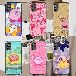 Cute Stars K-Kirby Phone Case For Samsung Galaxy S22 S24 S23 S30 Note 20 10 Plus LITE FE ULTRA Shell