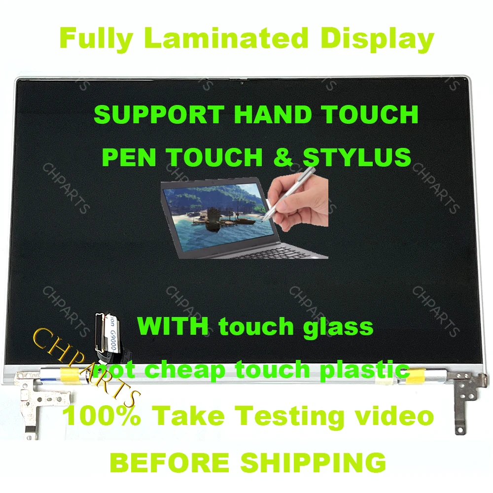 14“ For Dell Inspiron 5400 5406 7405 2-in-1 P126G P126G002 LCD Display Panel Touch Screen Replacement Complete Assembly