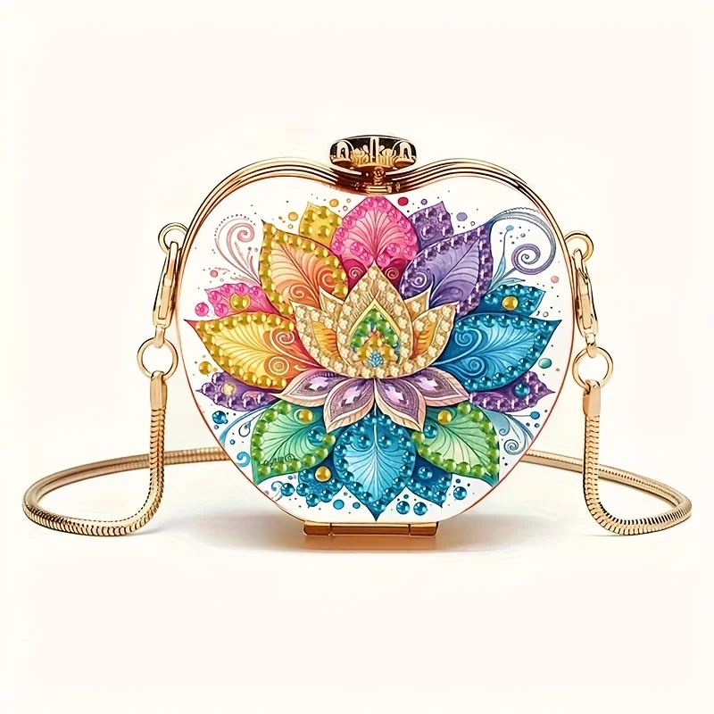 Алмазная картина «сделай сам», сумка на плечо для девочек, украшение с кристаллами и алмазной вышивкой, женственная очаровательная сумка через плечо, праздничные подарки