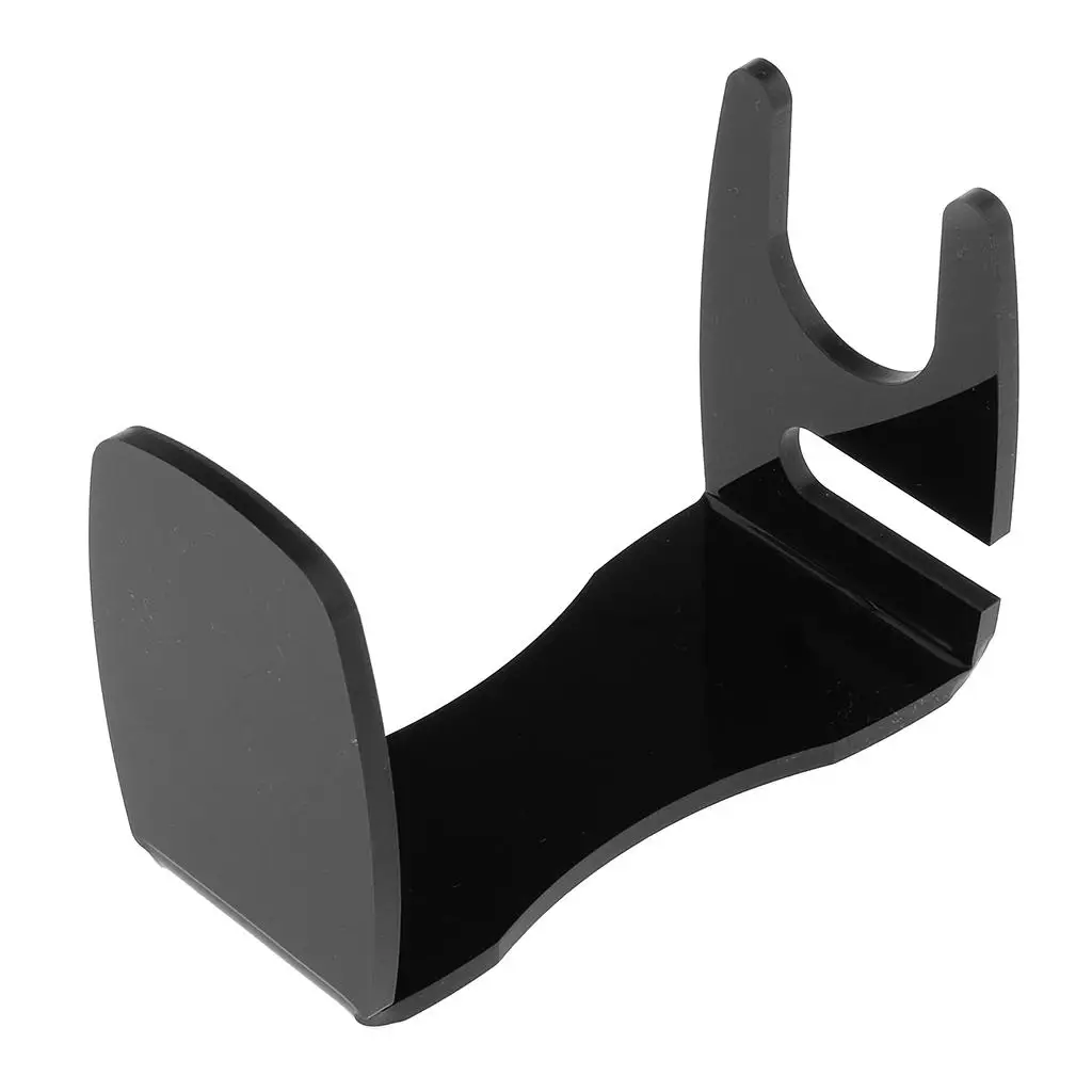 Razor Brush Stand Acrylic Shaving Brush Holder Black Display for Shave Cream Brush Storage for Barbershop Supplies
