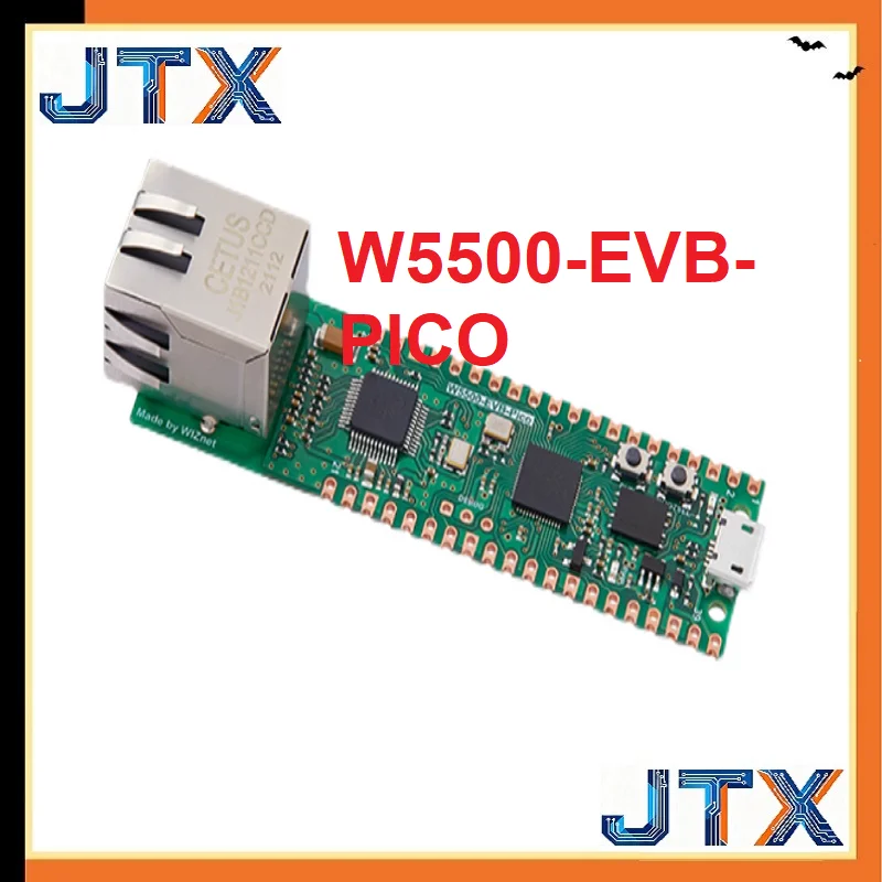 1PCS/LOT W5500-EVB-PICO New RP2040 GPIO W5500QI Evaluation Board Development Boards