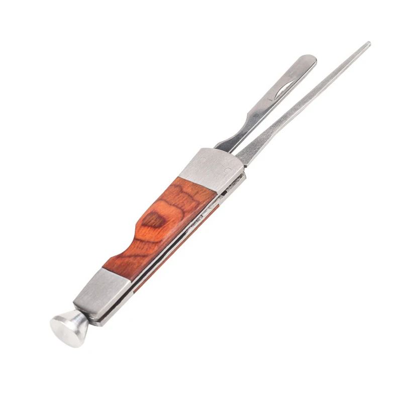 

Новый деревянный инструмент для чистки курительных трубок, игла-пробойник для табака и сигар, 3-в-1 пресс-стержень для трубок