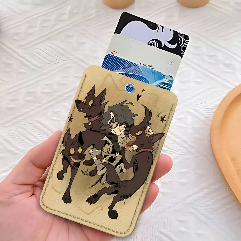 حامل مفاتيح حجري على شكل R-Ramshackles-S لبطاقات العمل والبنوك والطلاب وحافظة واقية لبطاقات الحافلات