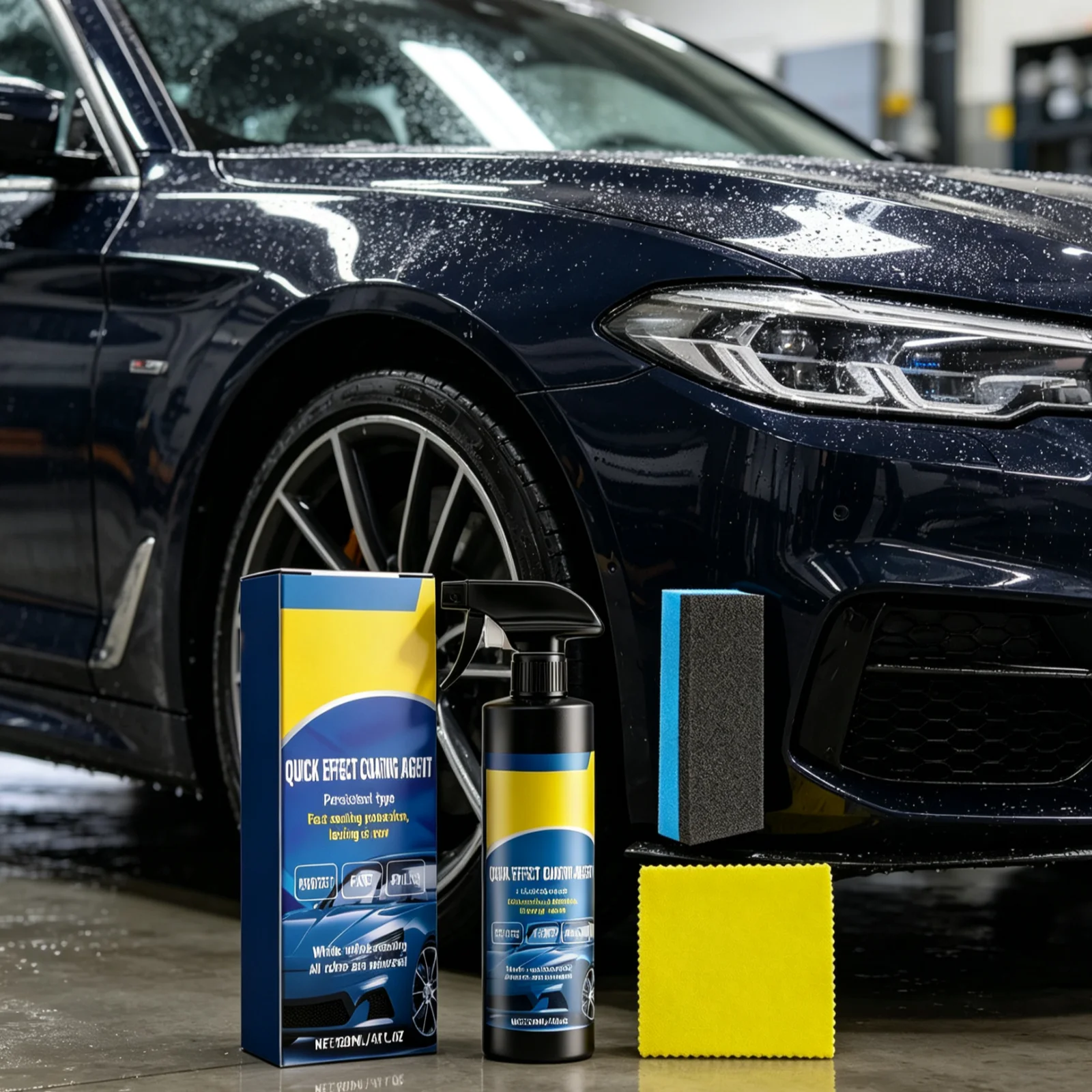 Schnellbeschichtungsmittel für Autos, Kratzerreparatur, Karosserielack-Aufheller, wasserdicht, schmutzabweisend, stellt glatte Oberflächen wieder her, Autopolierspray – Detail 1