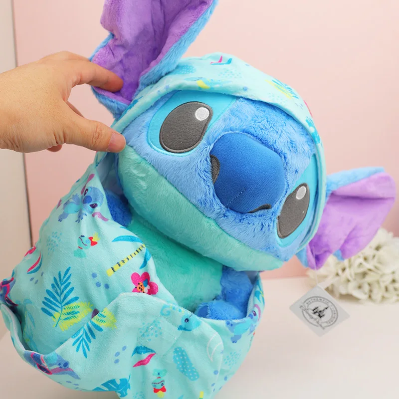 30cm Kawaii Disney Anime Lilo & Stitch Cartoon Stuffed Plush Dolls Large Pillow Plushie Toys Cute Birthday Gift For Kids Girls