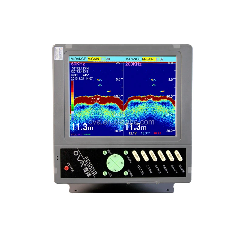 

10 inch 3000w 50200khz colour Sonar for sea fishing