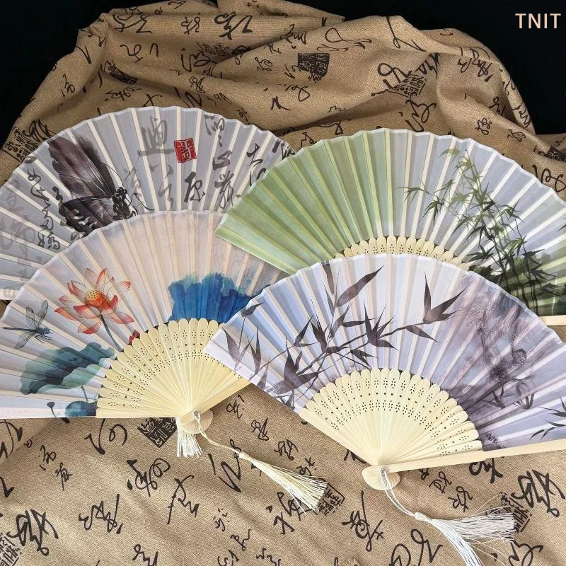 Art And Craft Photos - [J] 1Pcs Chinese Style Folding Fans
