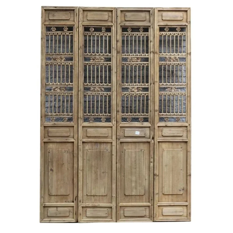 Wooden carved screen decorative wall screen partition screen