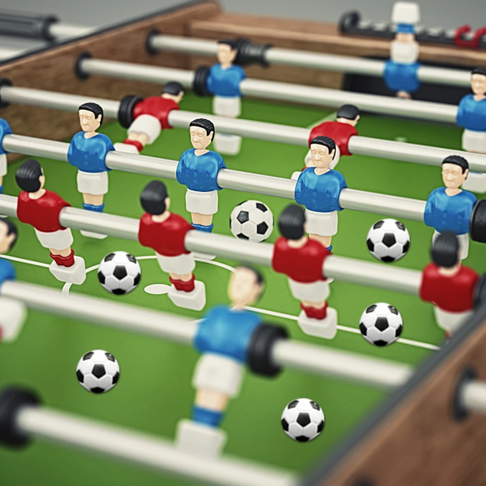 6 Pcs Tabletop Game Ball Foosball Accessory Replacements 23/28/32/36 Mm Table Soccer Foosballs for Home Recreation Rooms
