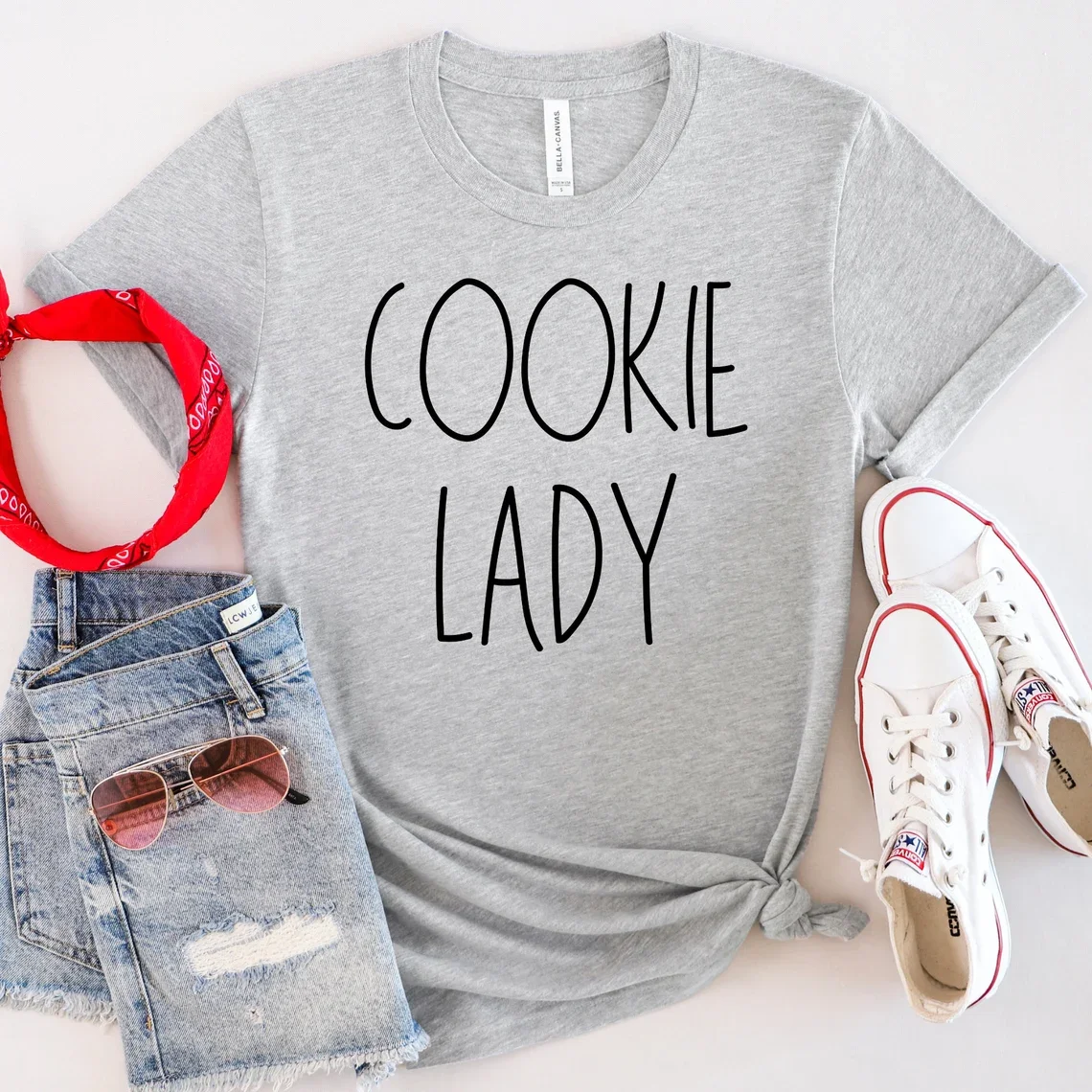 Skuggnas Cookie Lady Funny Graphic Summer T-shirt Cookie Lover Cotton Shirt Fashion Tumblr t shirts Unisex Casual Tops