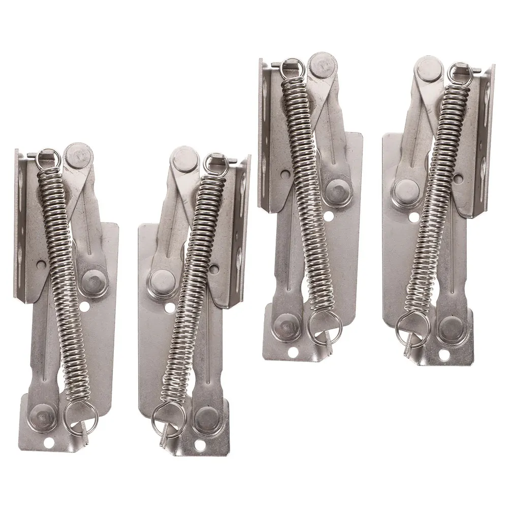 

2 Pair Hinge Cabinet Door Heavy Duty Lift Up Folding Support Hinges Hinges For Doors Soft Close Cupboard Sofa Bed