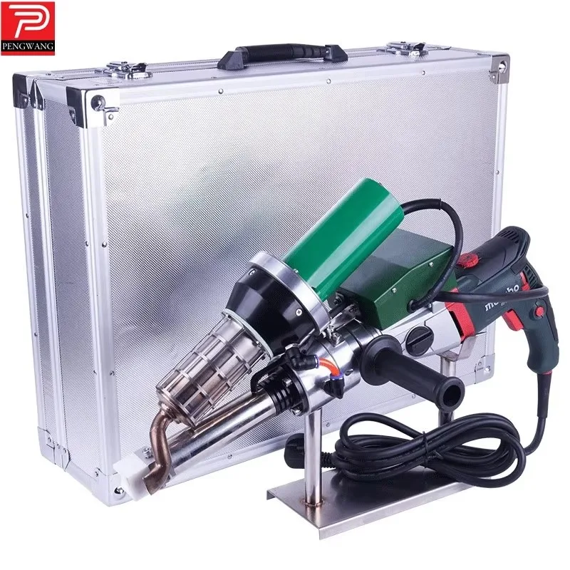 New Mini  PW602B HDPE Pipe Hand Extrusion Welder With 1300W Motor And 220V/120V Compatibility