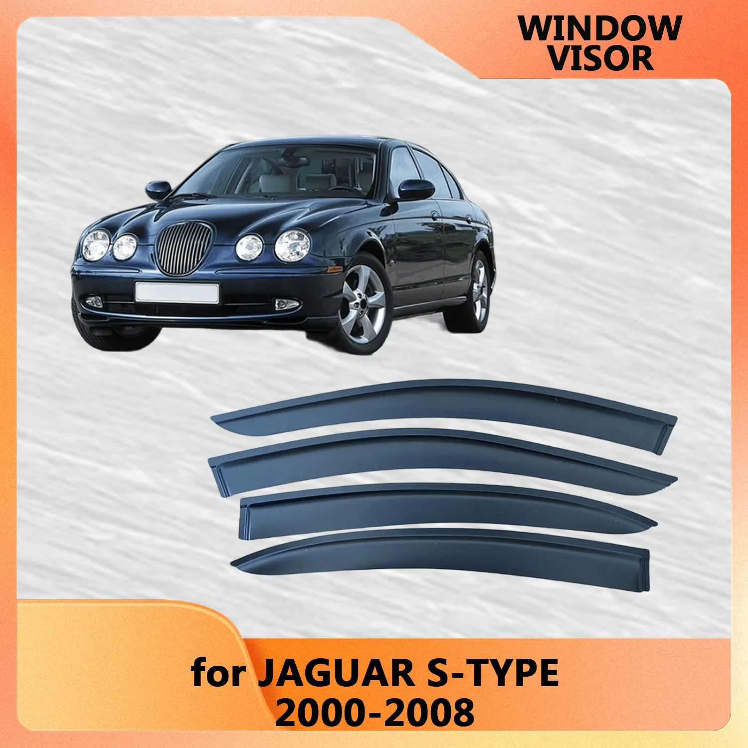 

Для Jaguar S-Type 2000 2001 2002 2003 2004 2005 2006 2007 2008 ветровые дефлекторы дождевики дверной козырек вентиляционные шторы оконный козырек