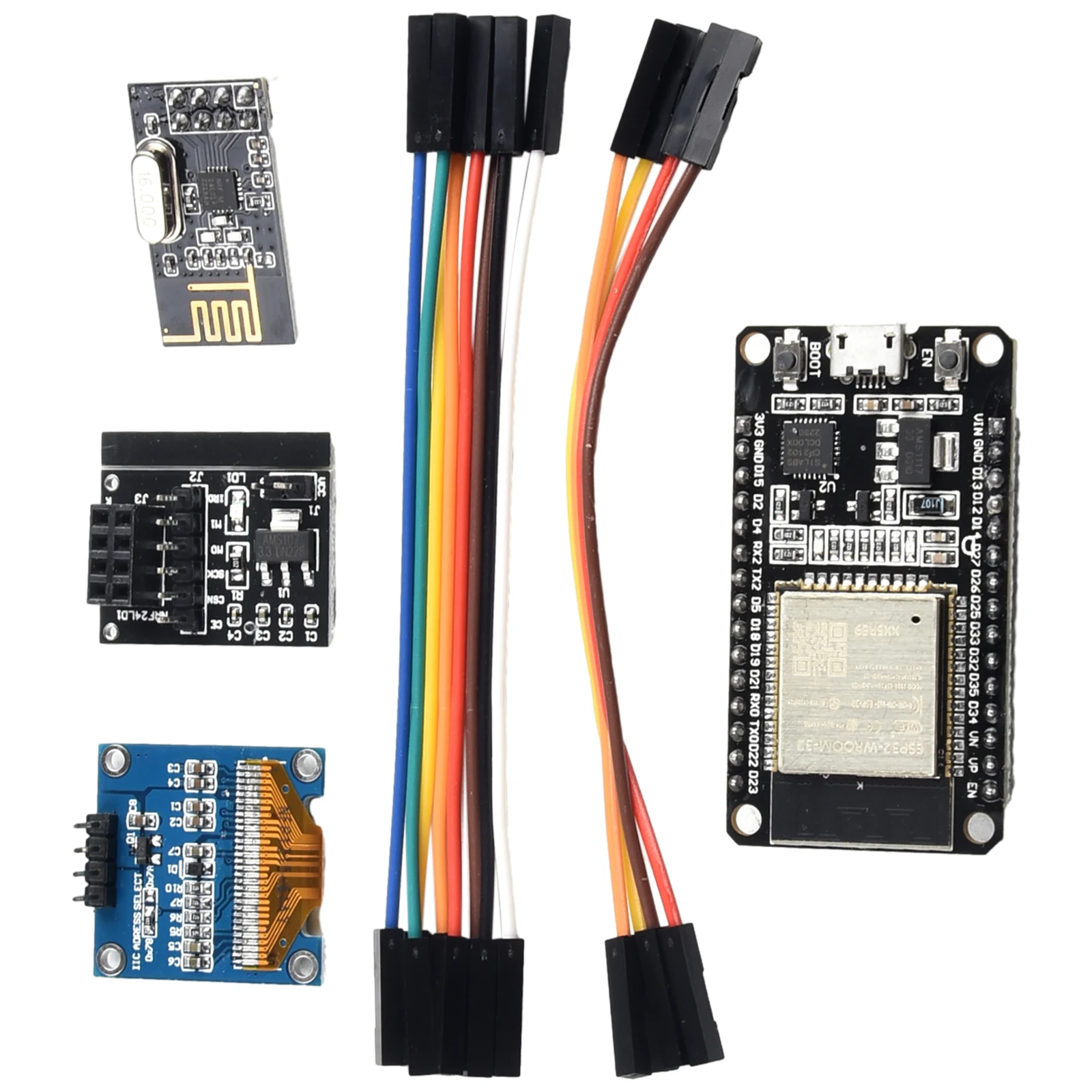

Advanced OpenDTU For Hoymiles Inverters ESP32+NRF24L01+Cable+Display Easy Integration Real Time Monitoring Wide Compatibility