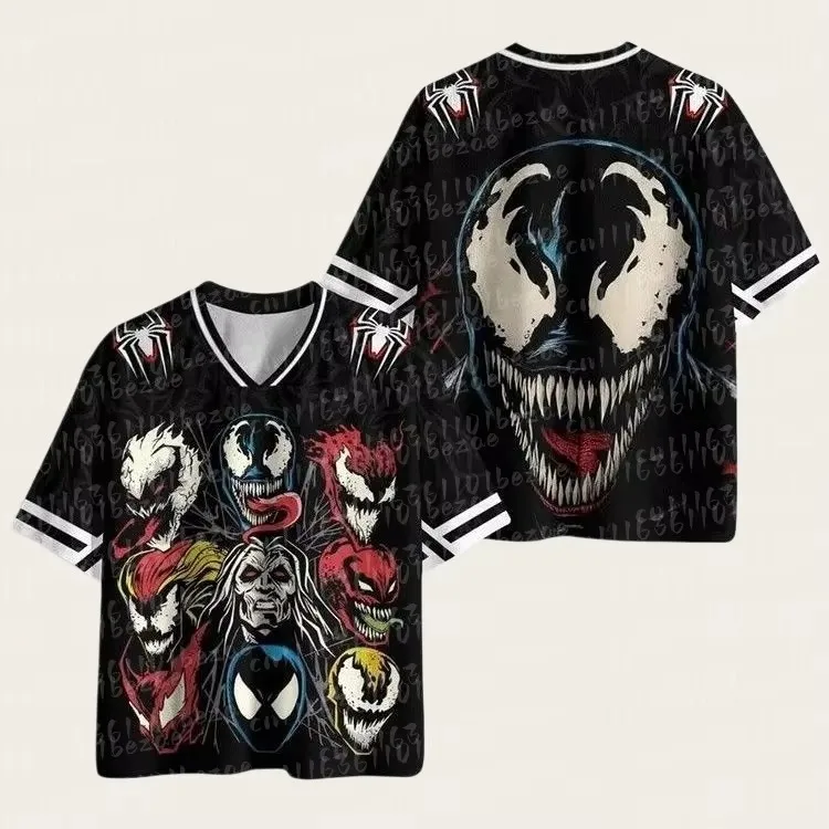 2026 Replika Superhelden-Netzmuster Familien-Matching-T-Shirt, 3D-Druck Streetwear Kurzarm-Oberteile für Lässige Jersey-T-Shirts – Detail 5