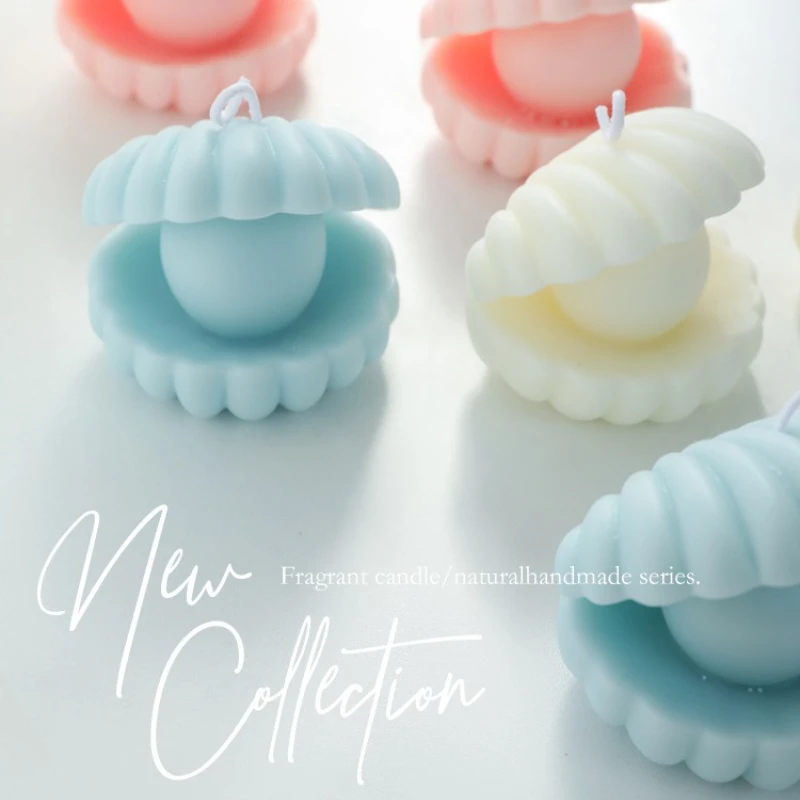 Aromatherapy Candle Pearl Shell Style Home Decoration Souvenir Home Fragrance Birthday Gift