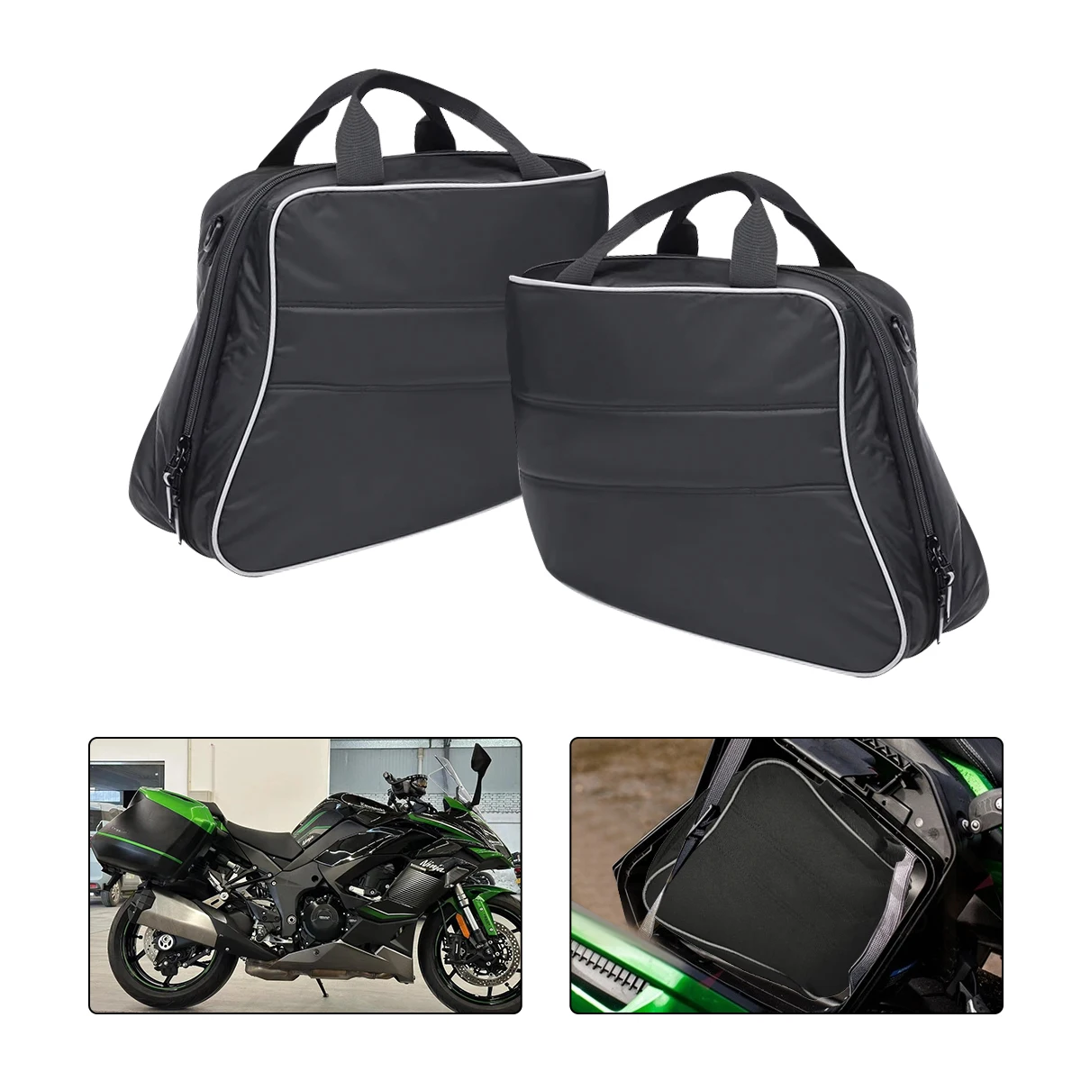 

Motorcycle luggage bag saddlebag Inner Bags For Honda Goldwing Tour 1800 GL1800 F6B 2021 2022 2023 Saddle bags Liner Set