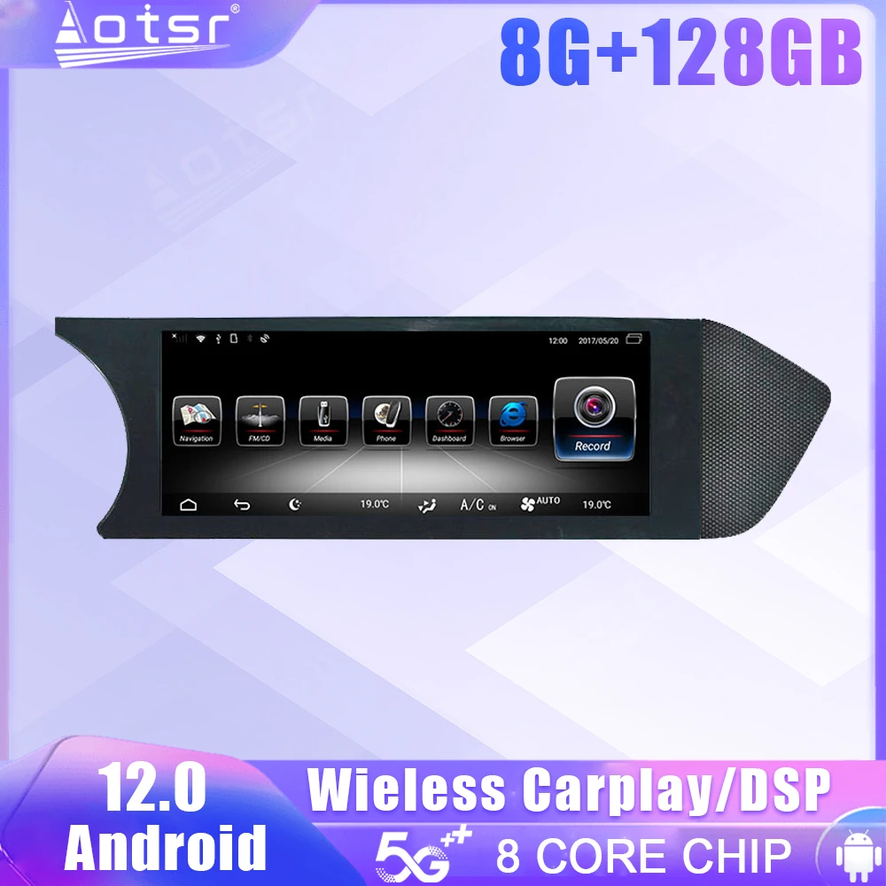 Android Screen Car Radio For Mercedes Benz C C204 2011 2012 2013 2014 GPS DSP Carplay Automotive Multimedia Stereo Head Unit