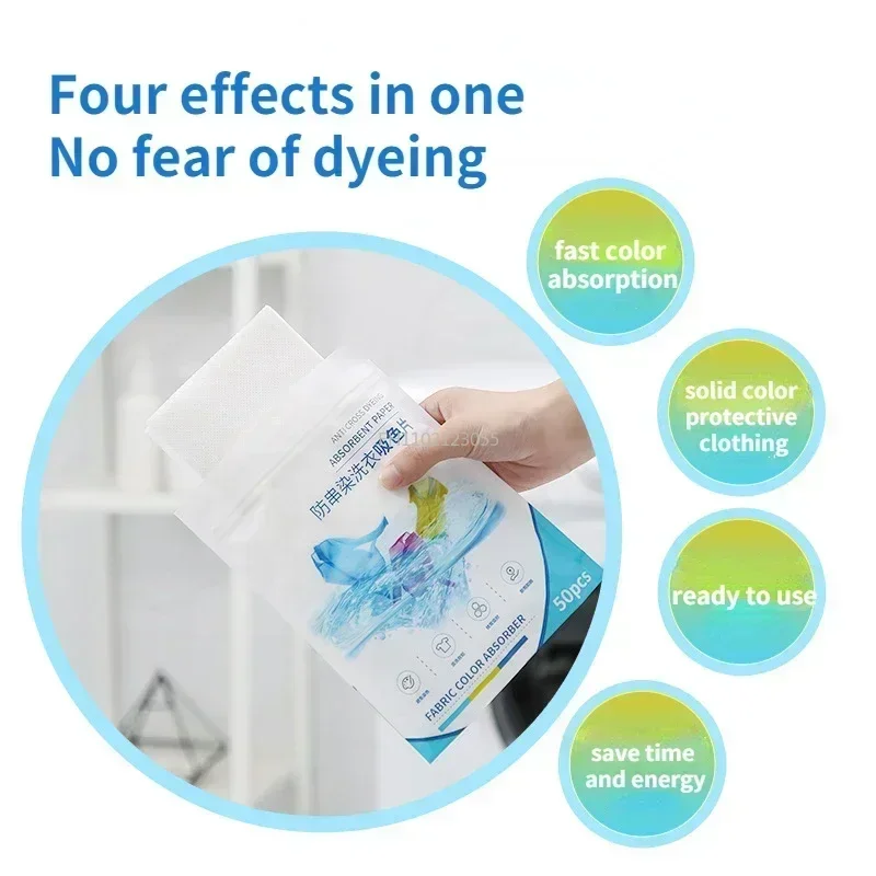 50/100Pc Laundry Tablets Strong Decontamination Laundry Detergent Sheet Underwear Clothe Cleaning Detergent Laundry Bubble Paper