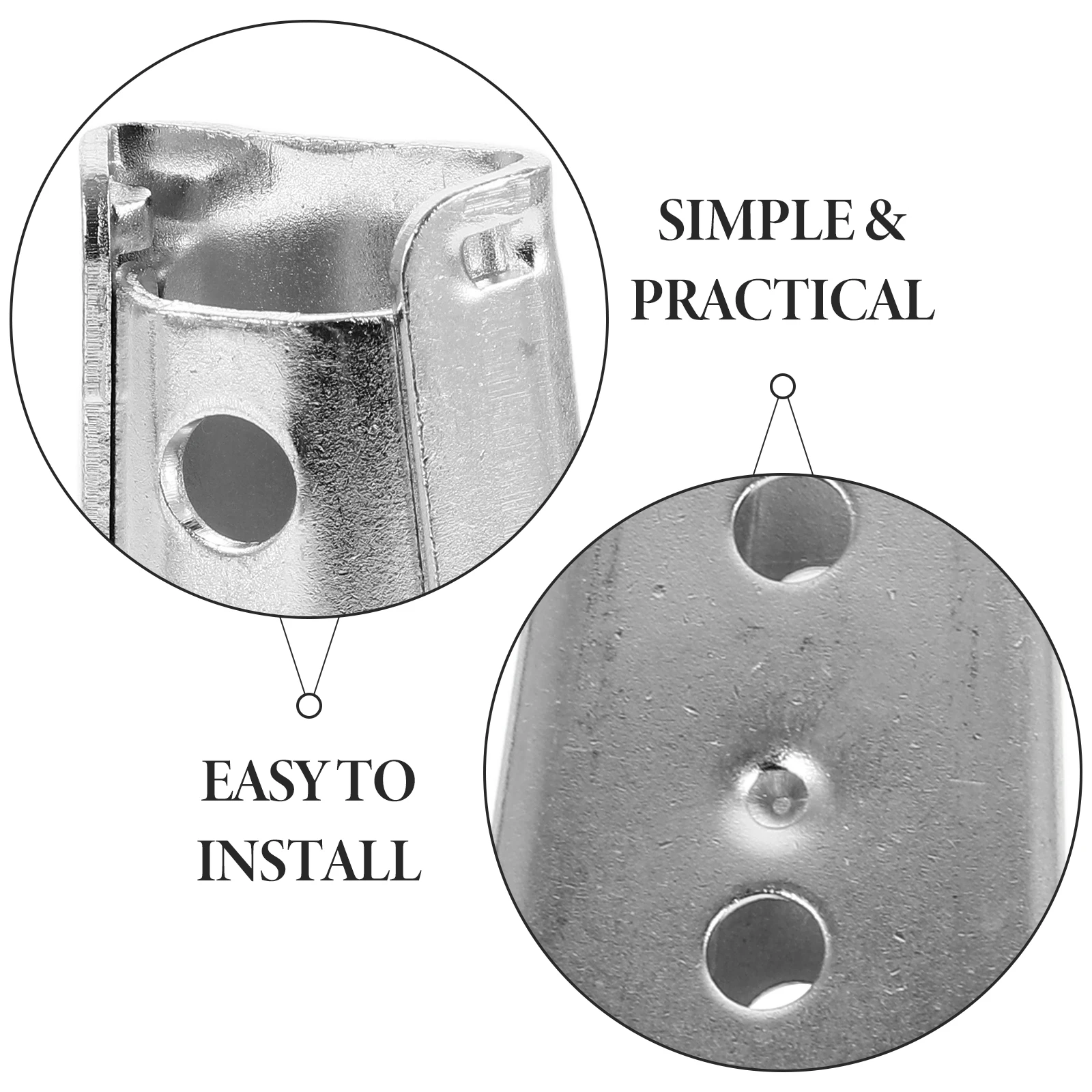 

4pcs Sofa Fasteners Furniture Connectors Slide Frame Iron Lock Replacement Parts Slider Hardware Bed Locks Sturdy