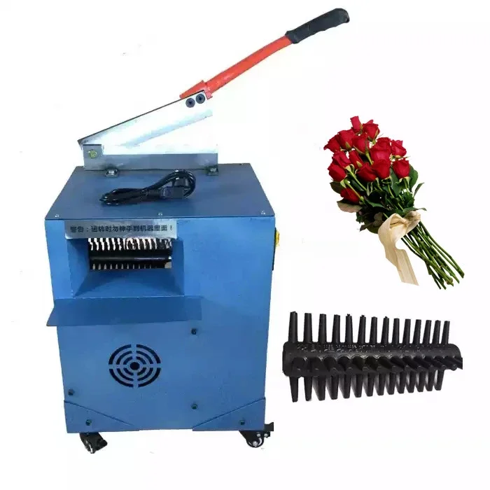 Easy To Operate Flower Leaf Thorn Removal Machine Speed Adjustable Automatic Rose Thorn Remover Machine