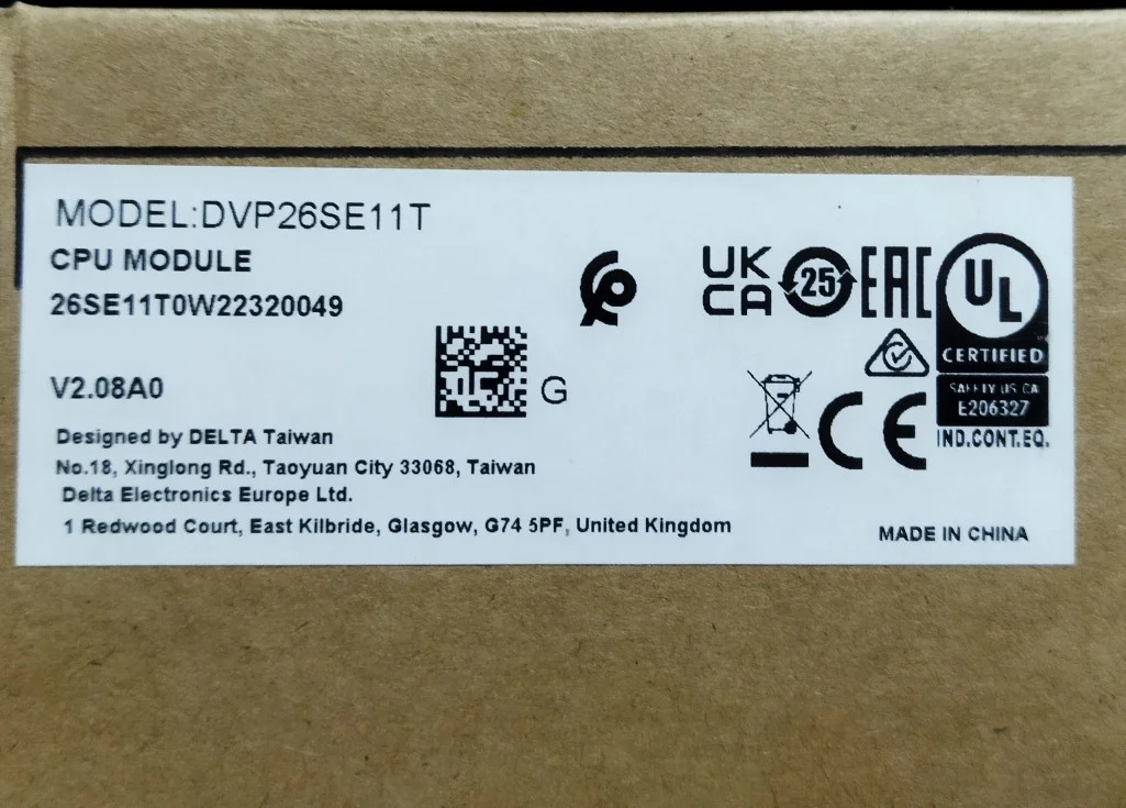 DVP26SE11T Brand New Original Genuine Delta Programmable Controller Spot