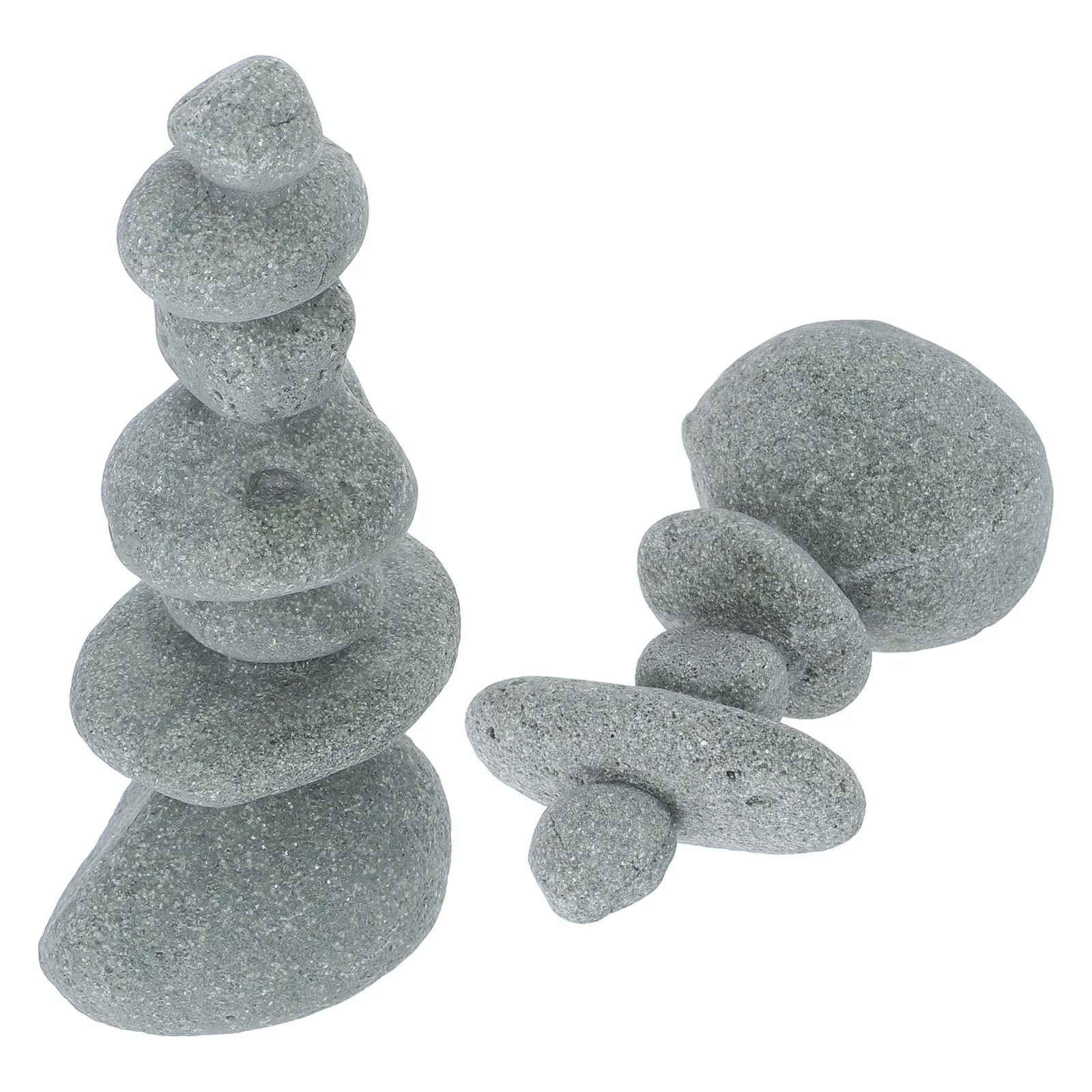 

2Pcs Realistic Rockery Stones Natural Chinese Style Bonsai Rockery for Garden Sand Table Fish Tank Decoration Micro Landscape