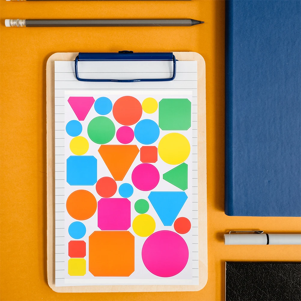 

10 Sheets Reward Stickers Kids Irregular Small Decorative Teacher Coated Paper Decals Child 29 Pieces Multicolor DIY Gift