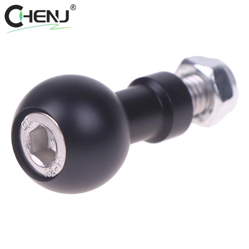 1PCS 17mm 볼 헤드 M6 나사 브래킷 커넥터 오토바이 스포츠 카메라 마운트 커넥터 카메라 용 오토바이