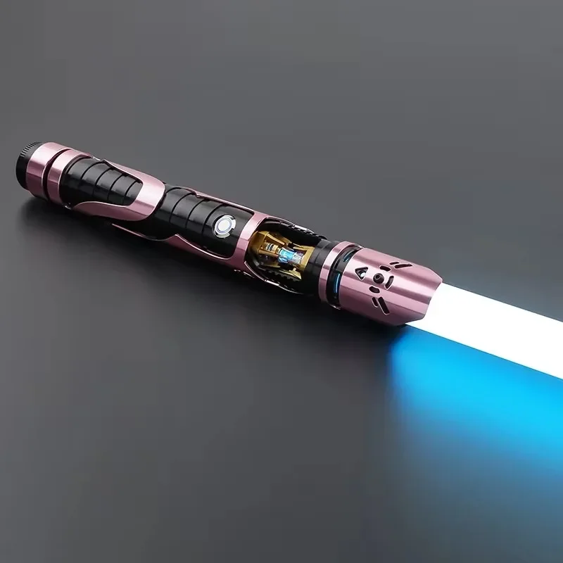 TXQsaber Soldier High Quality Lightsaber Metal Hilt Heavy Dueling RGB Pixel Light Sword SNV4 Cosplay Gift 12 Colors foc dueling