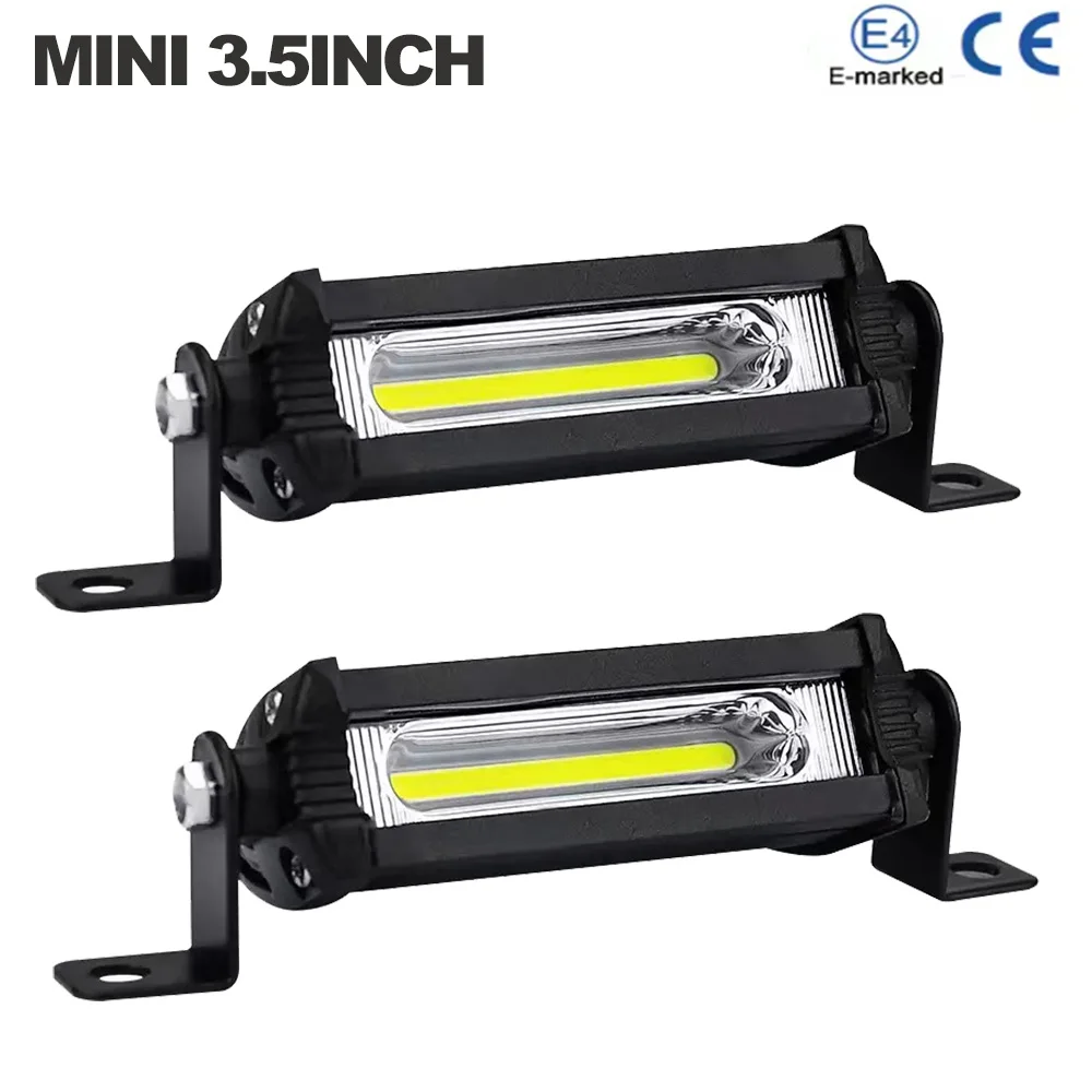 

Mini 3.5'' Waterproof Car Work Lamp Spotlight Combo Beam Offroad Driving LED Light Bar COB Aluminum Alloy Universal Car light