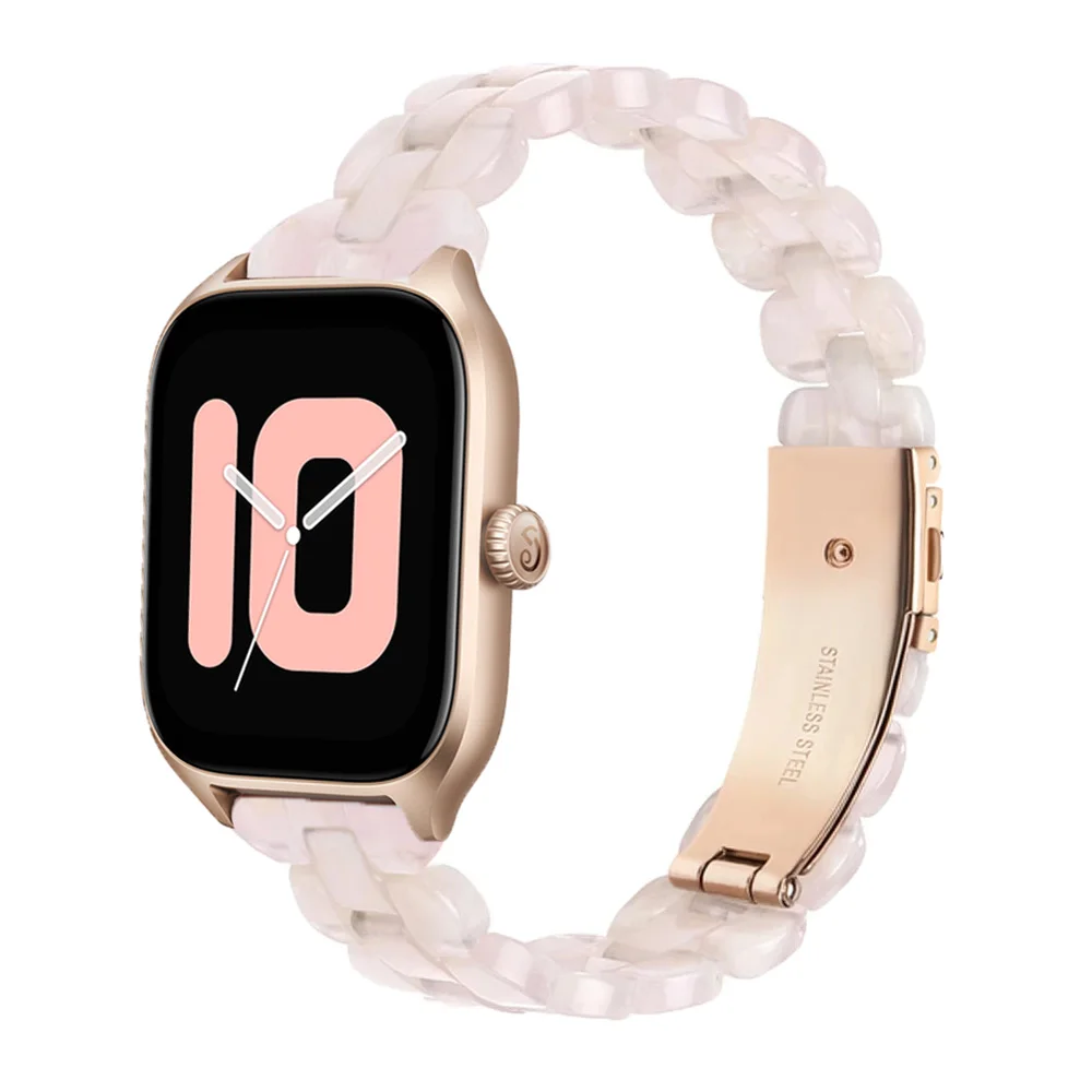 20 مللي متر الراتنج معصمه حزام ساعة ل Huami Amazfit GTS 4 2 صغيرة بيب U 3 برو 2e Easyfit سوار ل Amazfit GTS 42 مللي متر الفرقة Correa