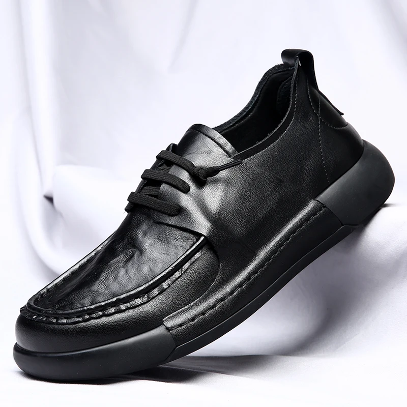 Leather Shoes Business Ayakkab Men's Dress Breathable Versatile Tennis Moccasin Tennis Shoes Designer Fashion