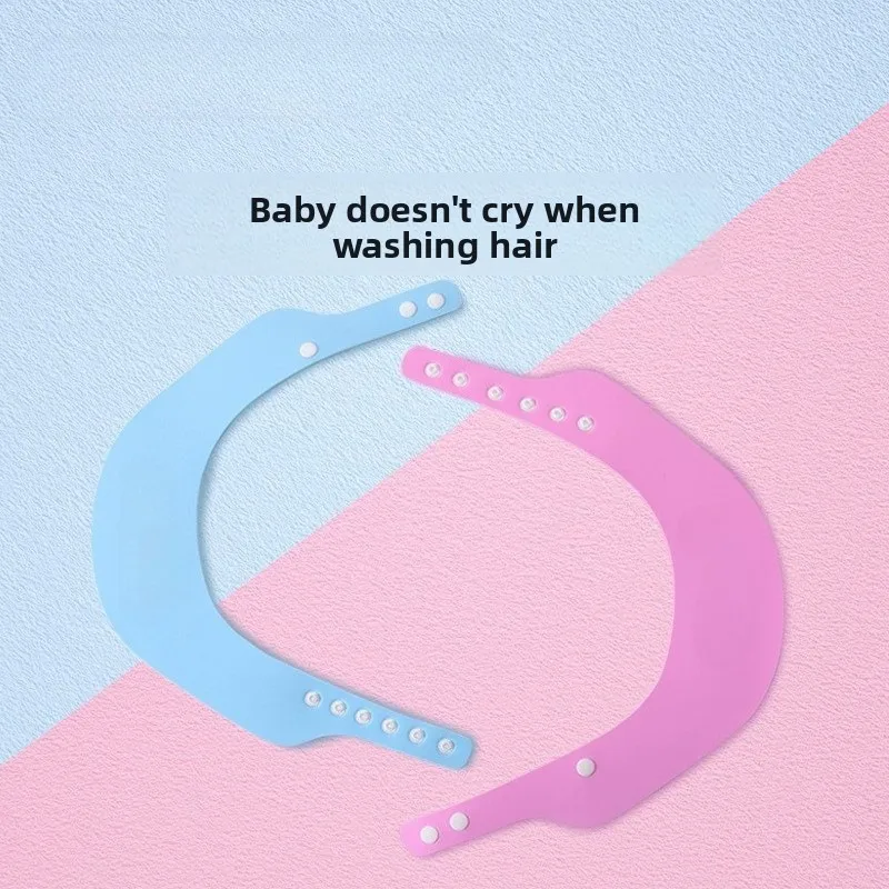 قبعة استحمام للأطفال، قبعة شامبو سميكة قابلة للتعديل، قبعة شامبو للأطفال، واقي أذن مقاوم للماء، غطاء حاجز حمام شامبو