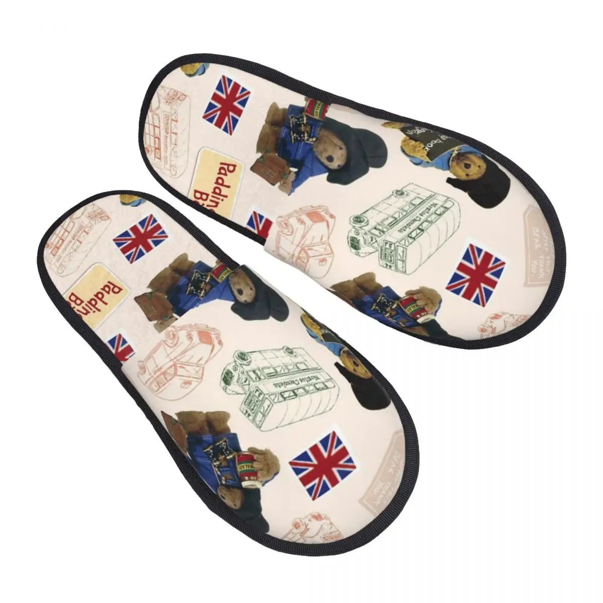 

Изготовленные на заказ тапочки из пены с эффектом памяти в Великобритании, женские уютные теплые домашние тапочки с героями мультфильмов