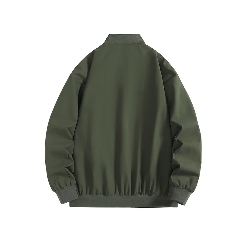 Spring and Autumn Outdoor Cycling Comfortable Loose Breathable Jacket Fashionable and Versatile Men's Pilot Baseball Jacket