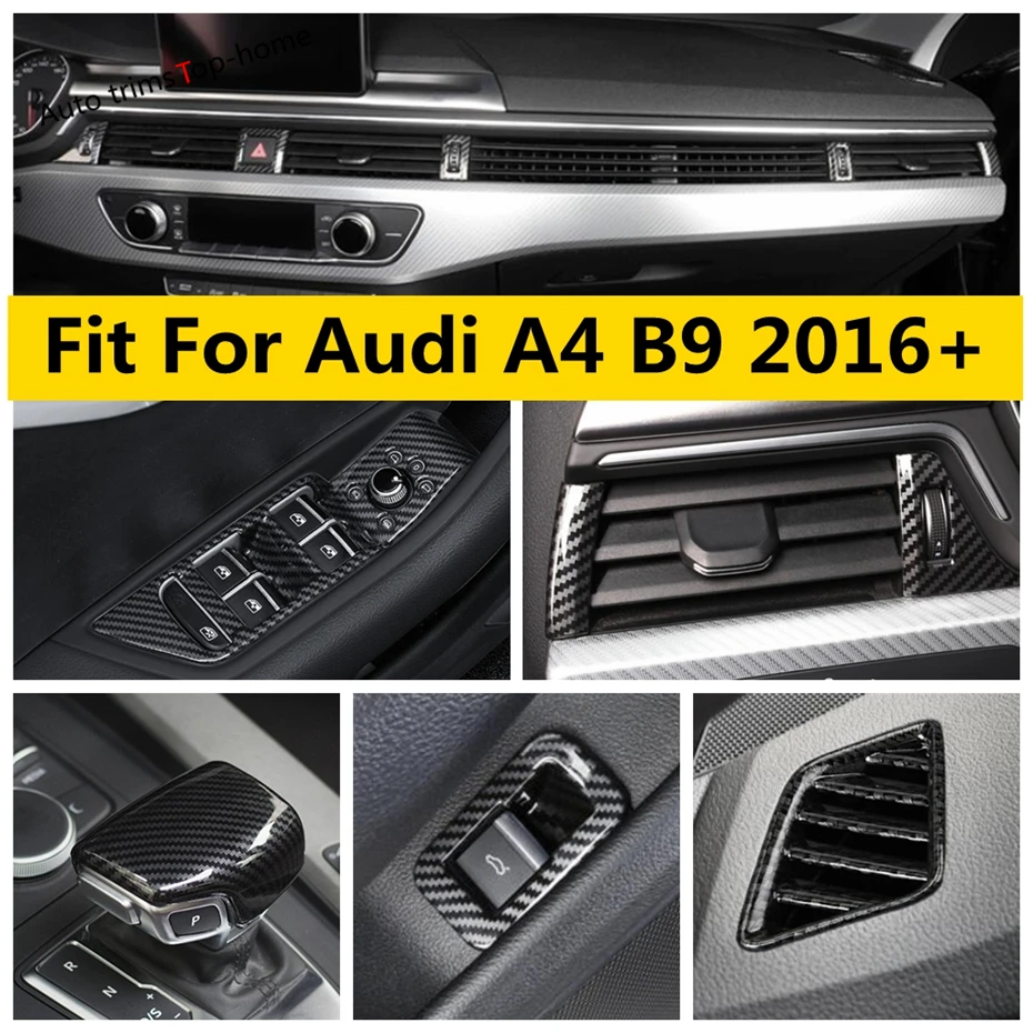 

Air Conditioning Outlet AC Vent Window Lift Button Light Lamp Switch Rear Trunk Control Cover Trim For Audi A4 B9 2016 - 2020