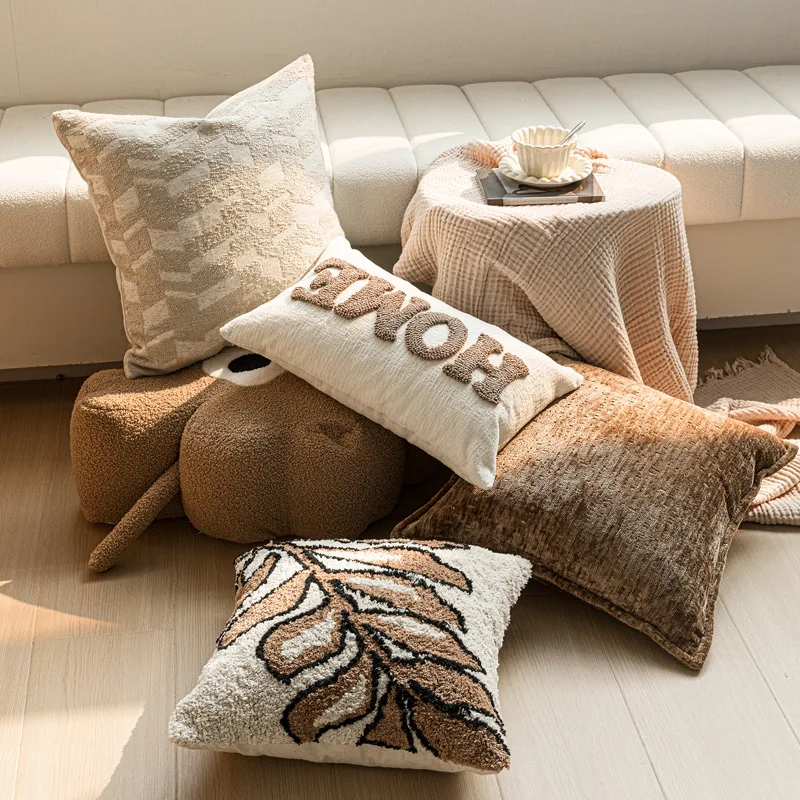 

Наволочка Nordic Sle Mermaid Color Series, американская простая наволочка для дивана в гостиную, декоративная наволочка для дома