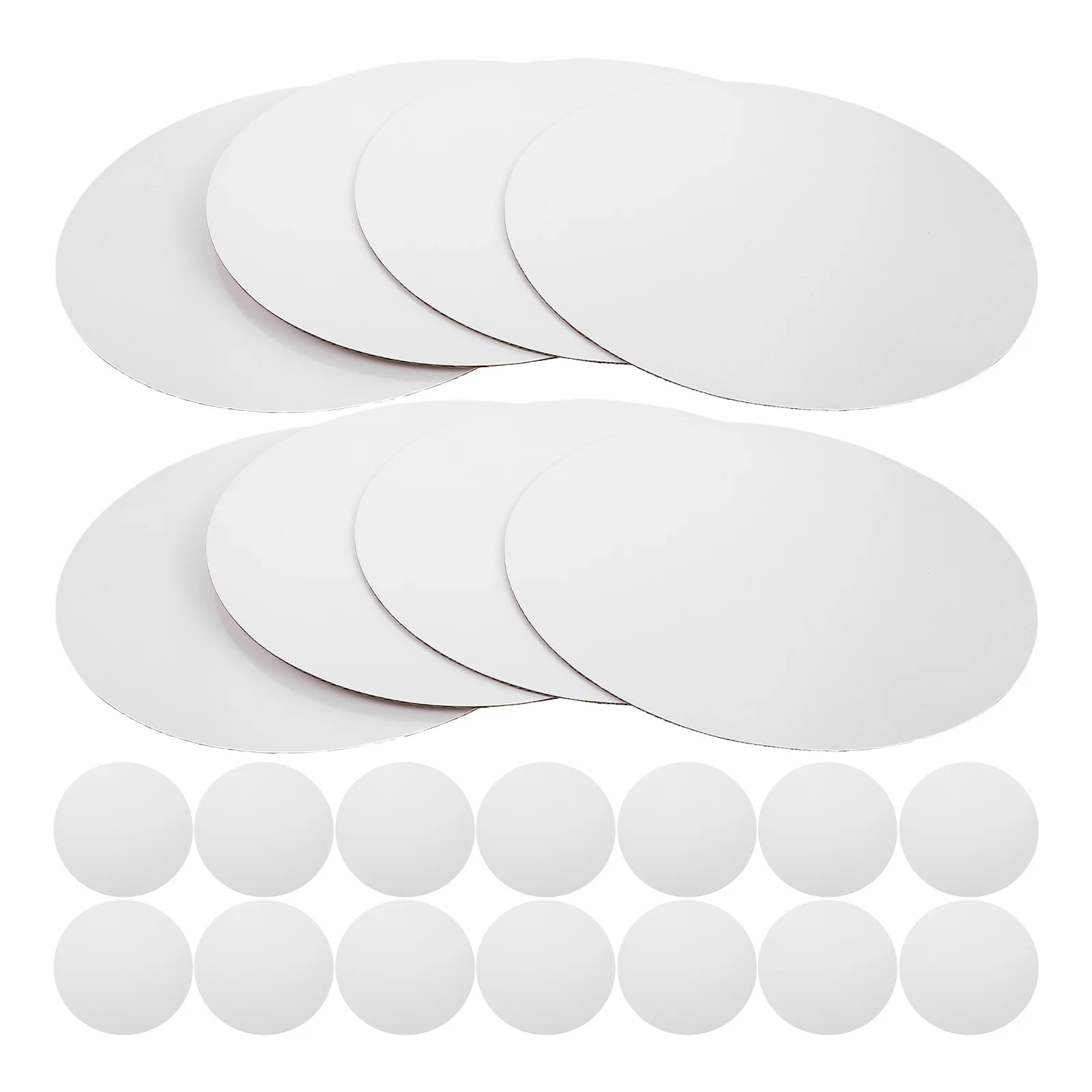 25 stuks witte gegolfde taartplanken ronde vetvrije taartbases stevig voor verjaardag bruiloft dessert display witte cirkel lade