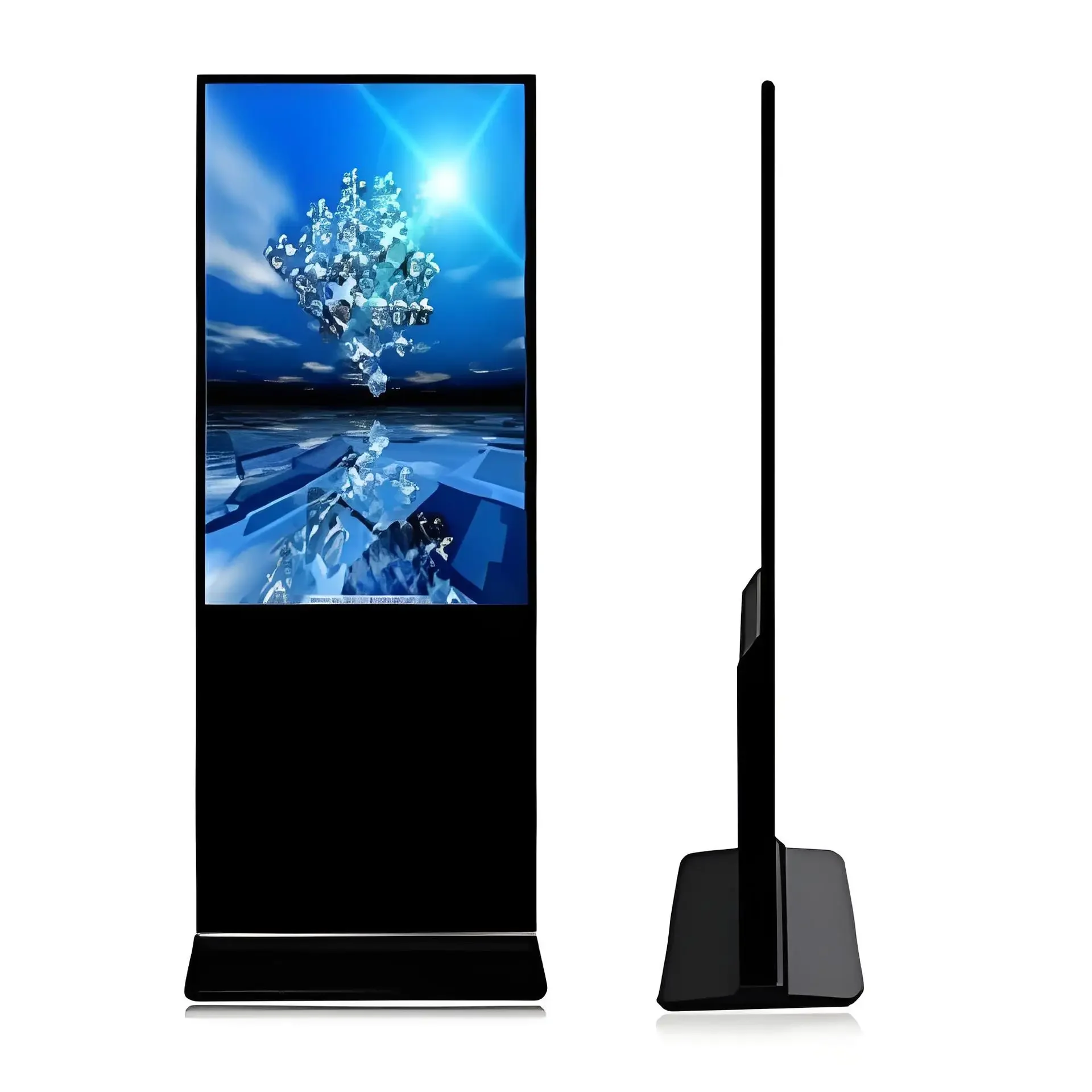 Display promotional screen Hotel supermarket hospital bank government hall vertical advertising machine