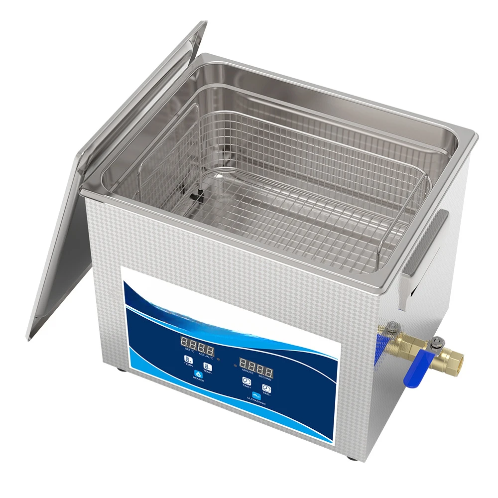 Ultrasonic cleaning machine laboratory small high-power capacity oil removal and rust removal single tank equipment