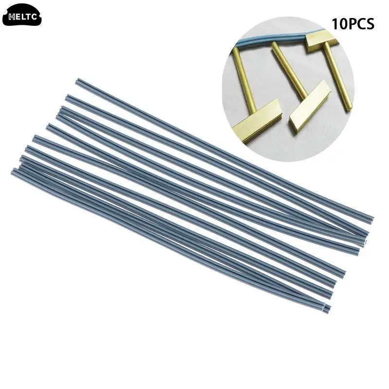 10Pcs T-Solder Iron Tip Hot Press Rubber Cable Kit For Electronics LCD Screen Double Track Repair Tools