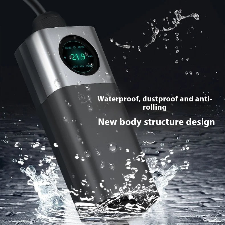 Hot Selling Custom Type2 11KW 380V AC 16A Versatile Compact Efficient Fasting Portable Charger Gun