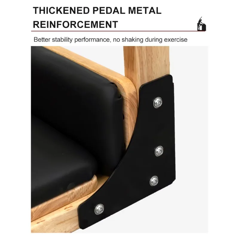 YTYIN سعر المصنع بيلاتيس المصلح معدات بيلاتيس البلوط سلم برميل لكمال الأجسام بيلاتيس/استوديو اليوغا #4