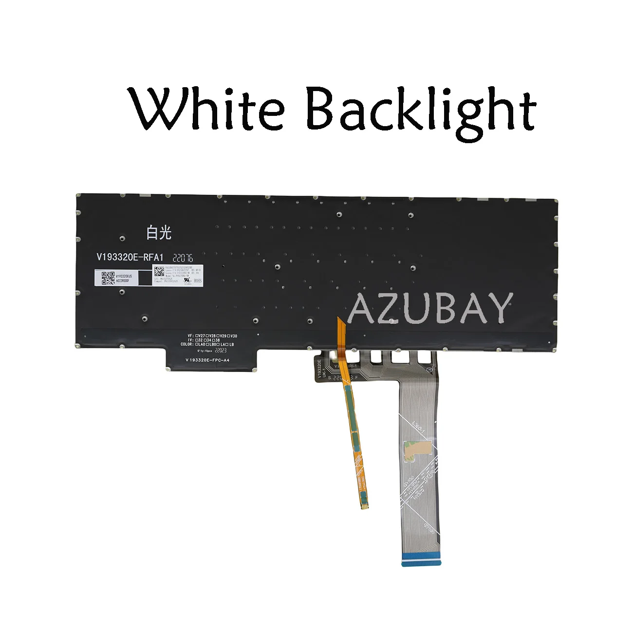 White Backlit Keyboard For Lenovo Legion 5-15ITH6H 82JH 82MH, 5-15IMH6 82NL , Ideapad Creator 5-15IMH05 82D4 Italian