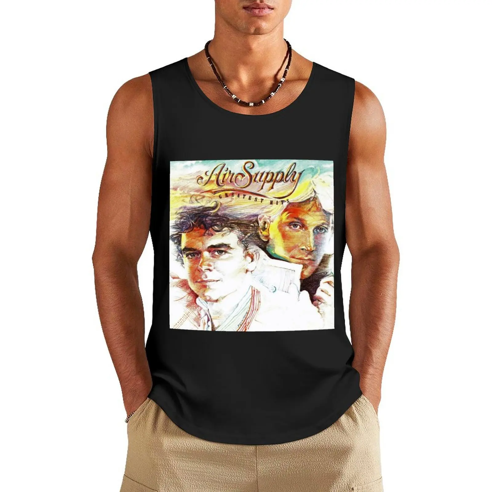 air greatest supply hits Tank Top T-shirt Men's gym gym men