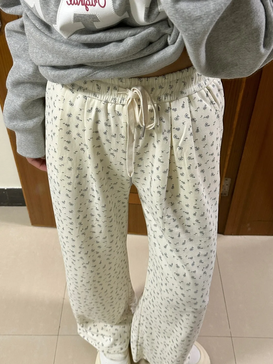 بنطلون نسائي مطرز بالزهور، قصة مستقيمة، مقاس نحيف، أنثوي أنيق ربيعي، سروال أنيق مريح #3