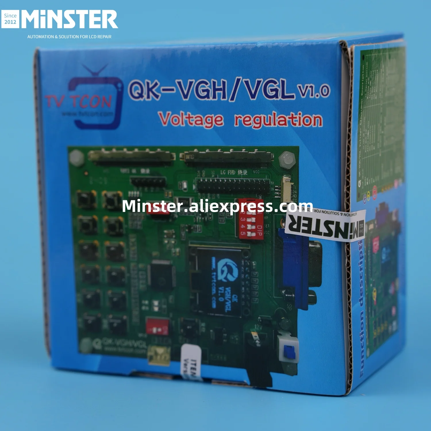 Qk-Vgh/Vgl v1.0 Vgl and Vgh Programmer Module Tcon DC Voltage Programming Tool to Change T-con VCC for Tv Screen Panel Display